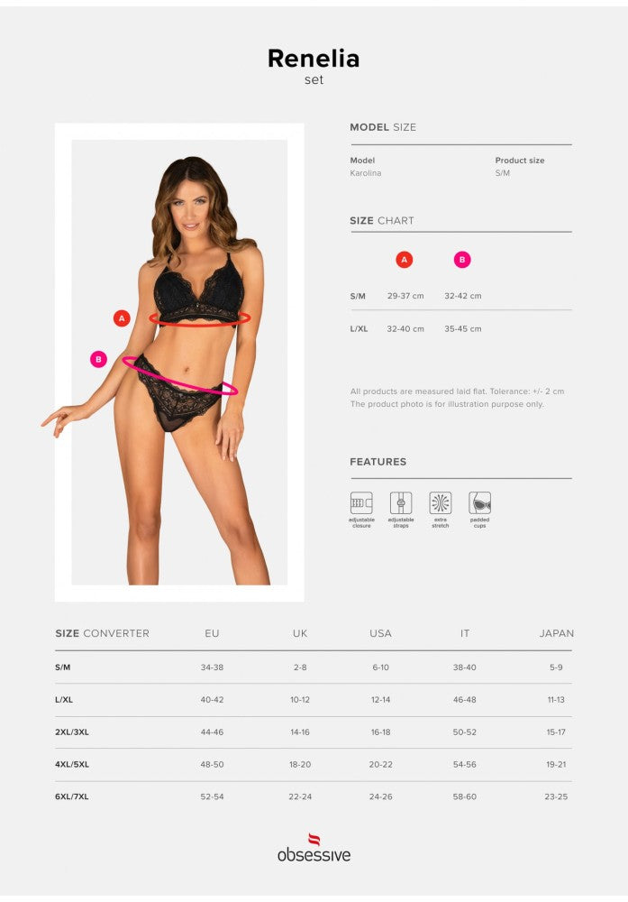 OBSESSIVE - RENELIA 2-PCS SET S/M