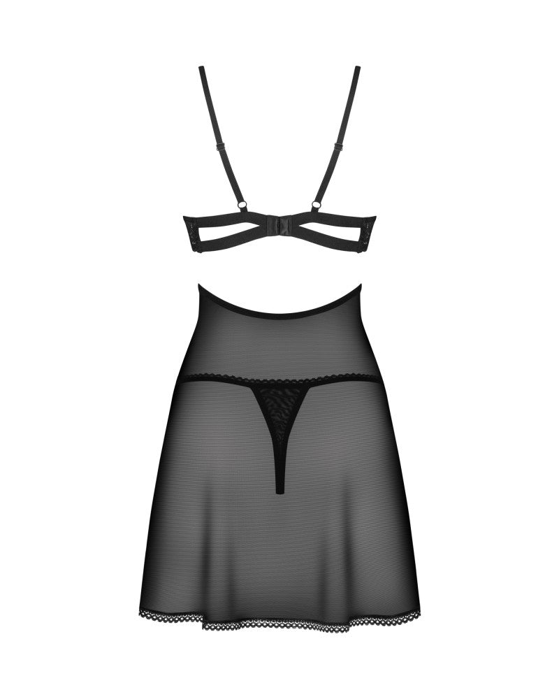 OBSESSIVE - NUTRIS BABYDOLL & THONG XS/S