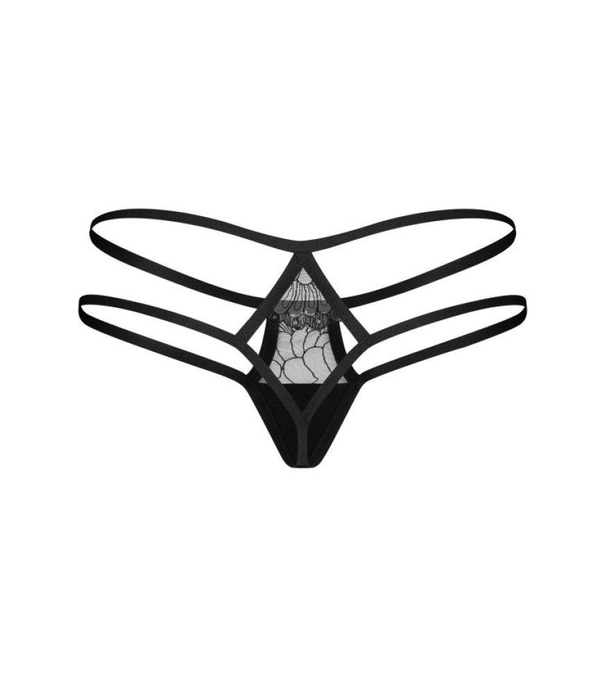 OBSESSIVE - ARROWEL BLACK PANTIES - S/M