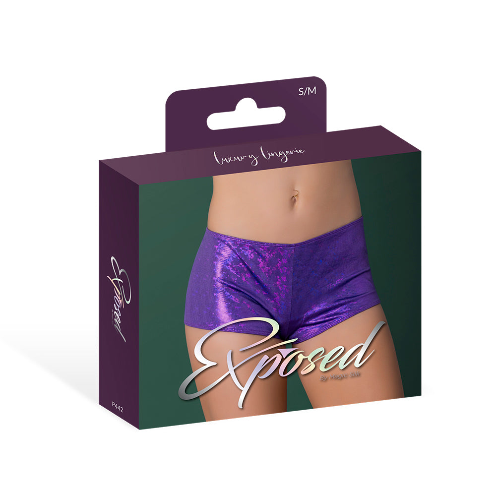 MAGIC SILK - GLIMMER MINI BOY SHORT DISCO