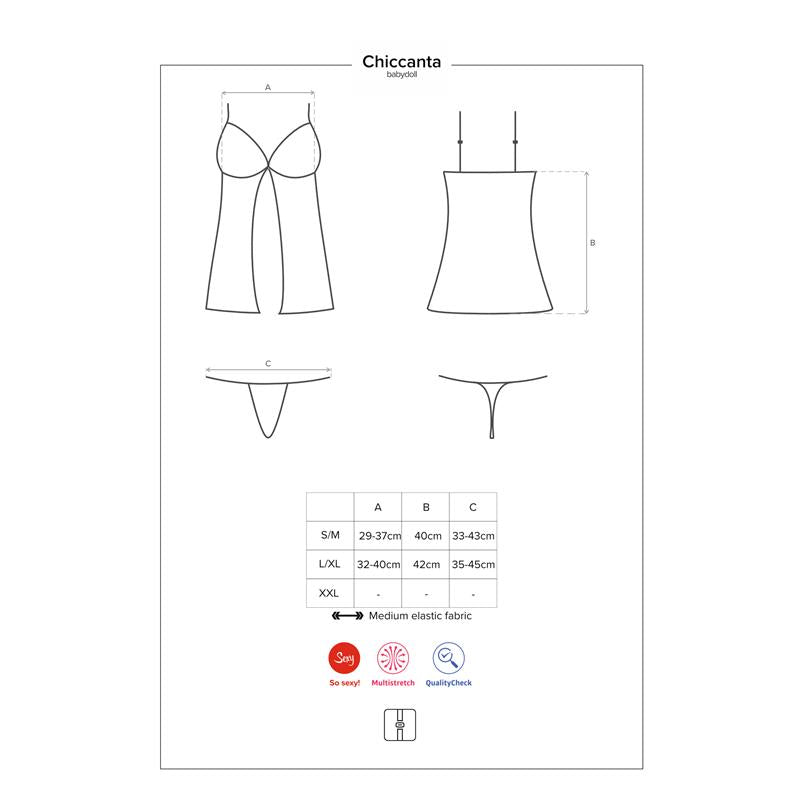 OBSESSIVE - CHICCANTA BABYDOLL AND THONG