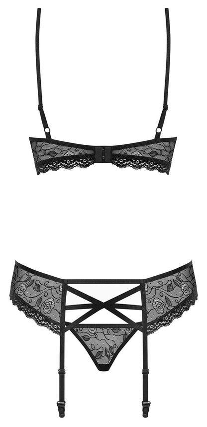 OBSESSIVE - SUSPENDER SET, 3-PIECE SET
