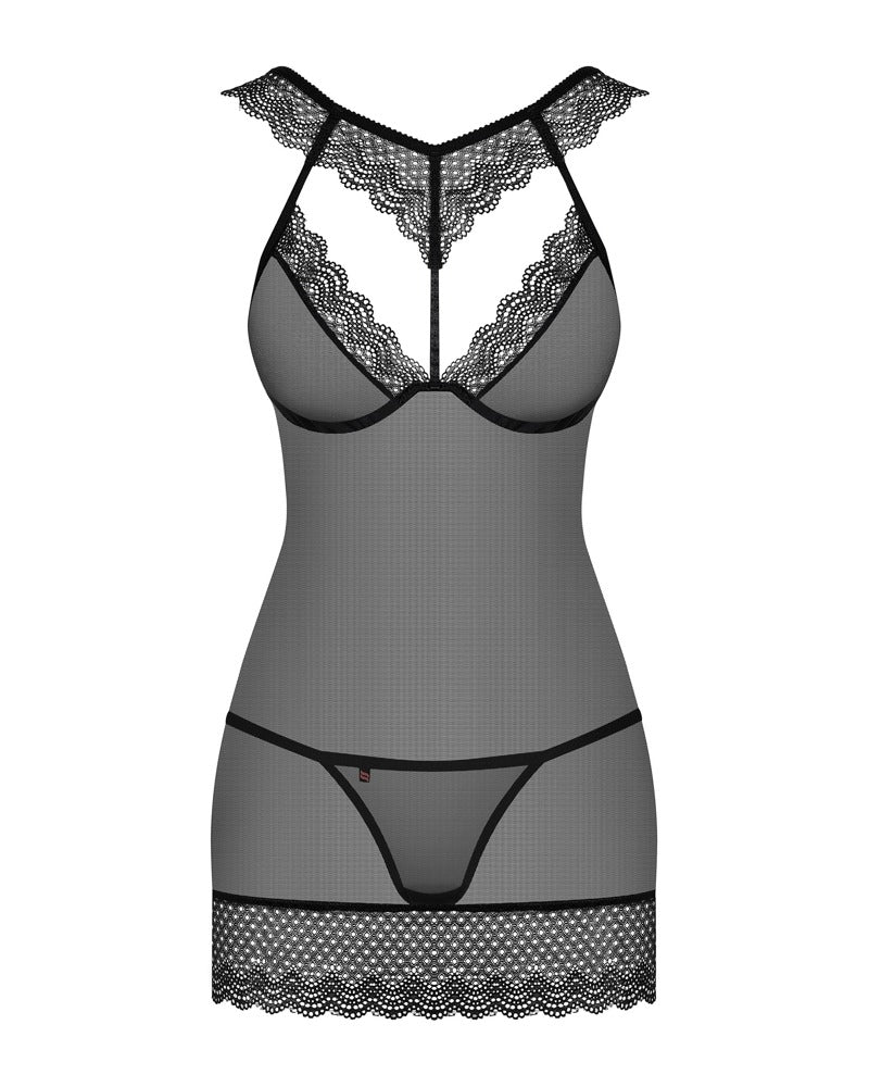 OBSESSIVE - CHEMISE & THONG