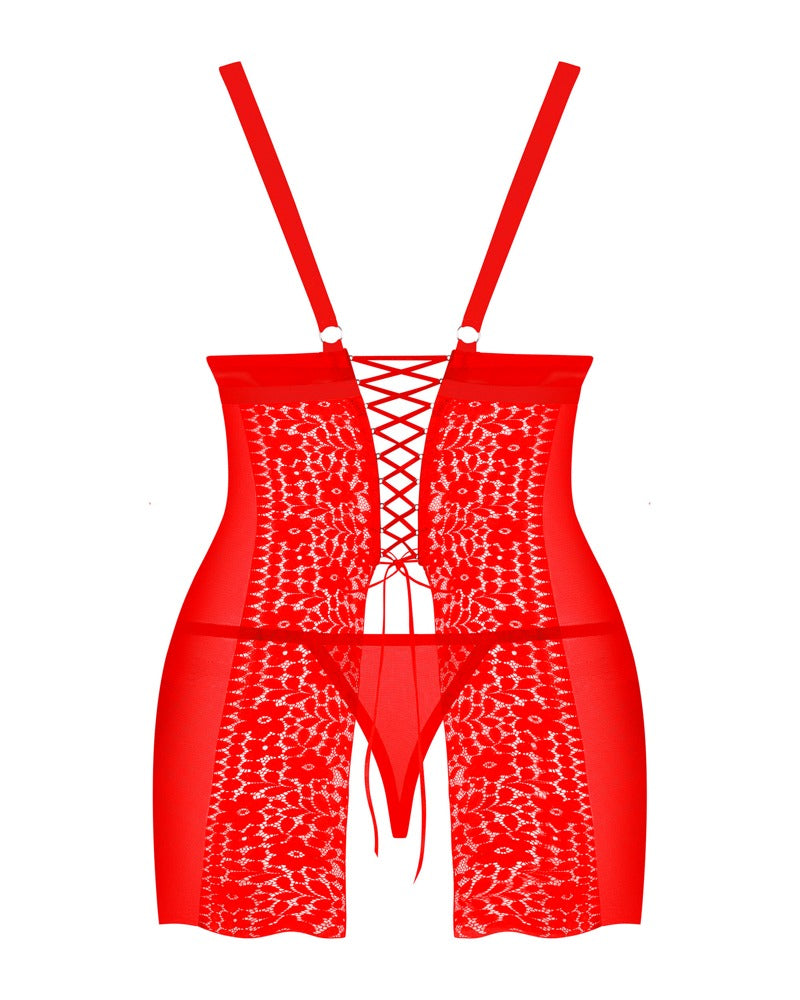 OBSESSIVE - BLOSSMINA CHEMISE & THONG