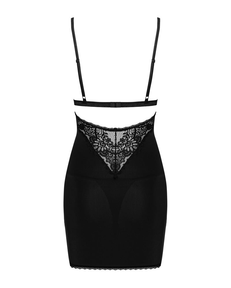 OBSESSIVE - MADERRIS CHEMISE & THONG