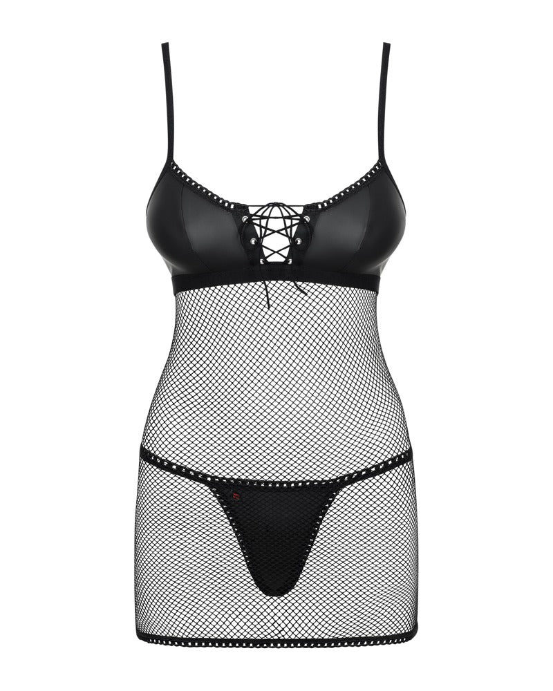 OBSESSIVE - ELLA CHEMISE & THONG