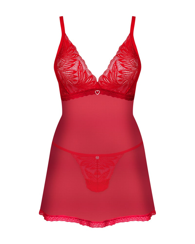 OBSESSIVE - BABYDOLL PLUS THONG CHILISA