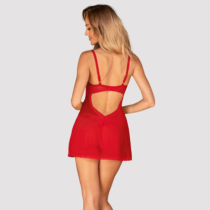 OBSESSIVE - BABYDOLL PLUS THONG CHILISA