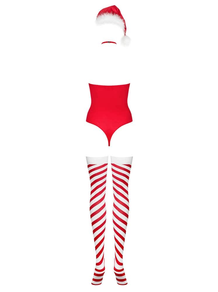 OBSESSIVE - KISSMAS TEDDY RED L/XL