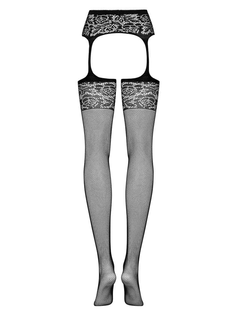OBSESSIVE - GARTER STOCKINGS S500 BLACK S/M/L