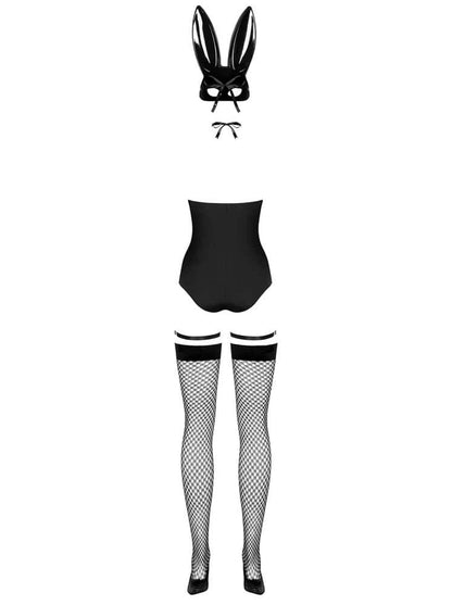 OBSESSIVE - BUNNY COSTUME L/XL BLACK