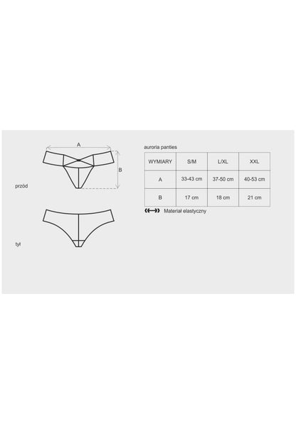 OBSESSIVE - AURORIA PANTIES  S/M