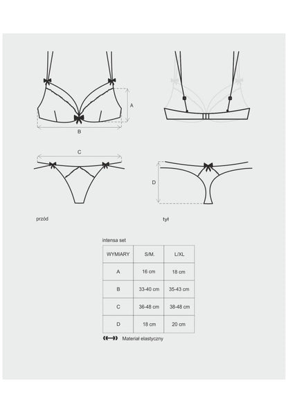 OBSESSIVE - INTENSA SET  S/M