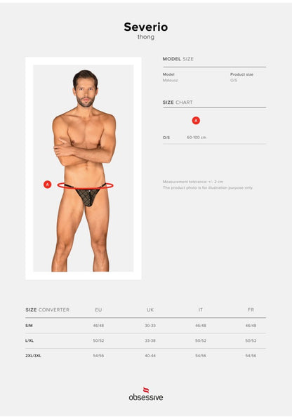 OBSESSIVE - SEVERIO THONG O/S