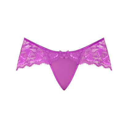 MAGIC SILK - BUTTERFLY FANTASIES BOY SHORT NEON PURPLE QUEEN SIZE