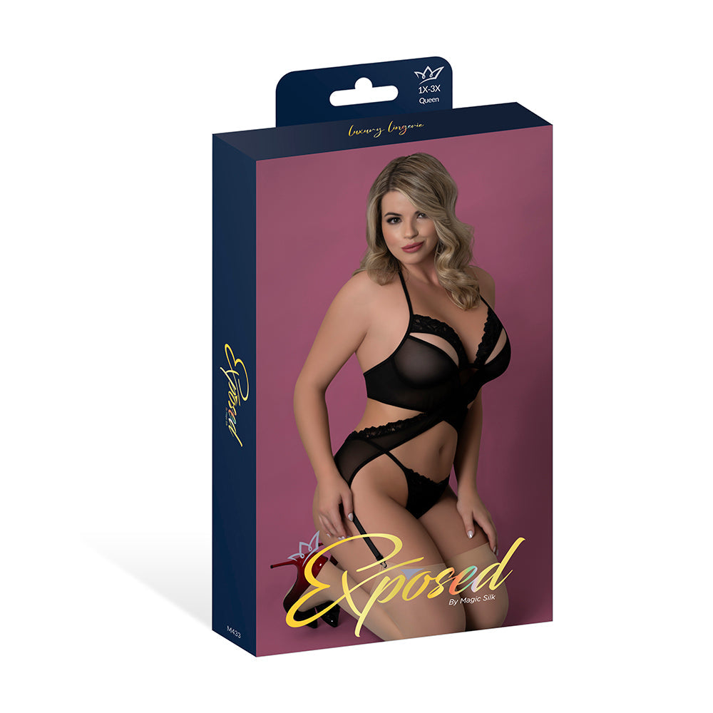 MAGIC SILK - RUSH MERRY WIDOW & PANTY SET
