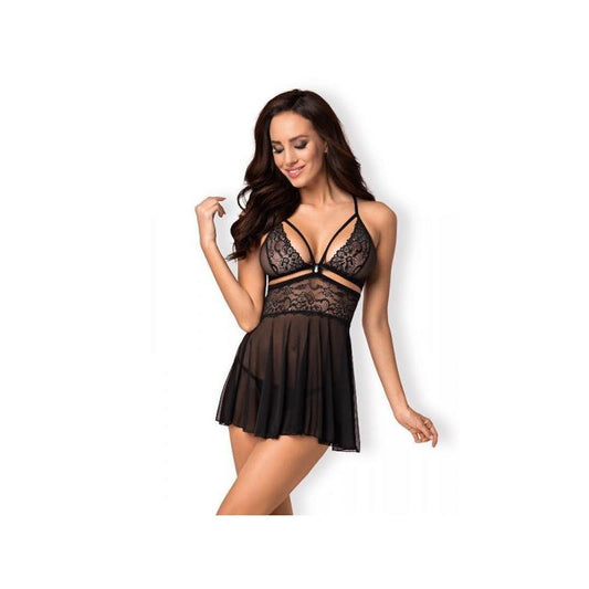 OBSESSIVE - BABYDOLL AND THONG SET