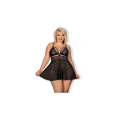 OBSESSIVE - BABYDOLL AND THONG SET