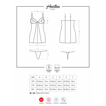 OBSESSIVE - HEARTINA CHEMISE