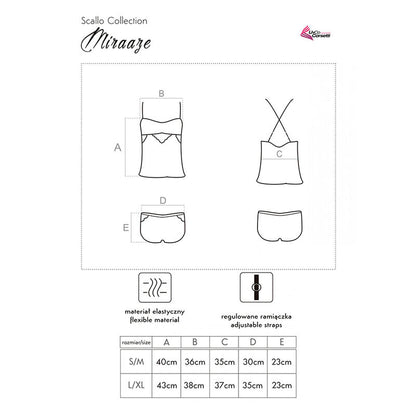 LIVCO CORSETTI FASHION - MIRAAZE LC 90567 SHIRT + SHORTS