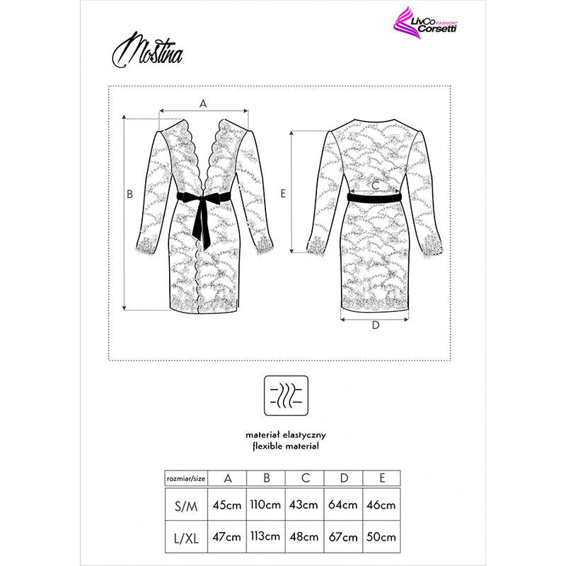 LIVCO CORSETTI FASHION - MOSTINA LC 90641 DRESSING G GOWN
