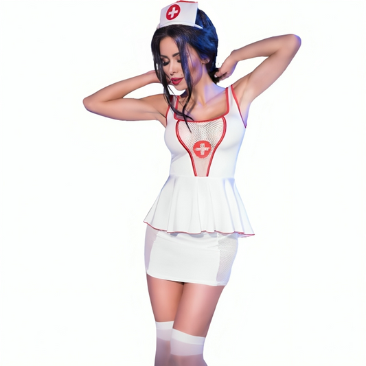 CHILIROSE - CR 4160 COSTUME NURSE TOP & SKIRT