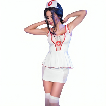 CHILIROSE - CR 4160 COSTUME NURSE TOP & SKIRT