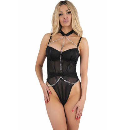 LIVCO CORSETTI FASHION - RUBIKA LC XG079 BODY WITH CHOKER