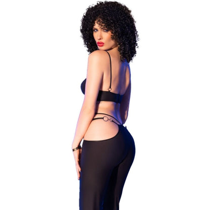 CHILIROSE - CR 4851 TOP AND LEGGINGS SET WITH GOLDEN ACCESSORIES