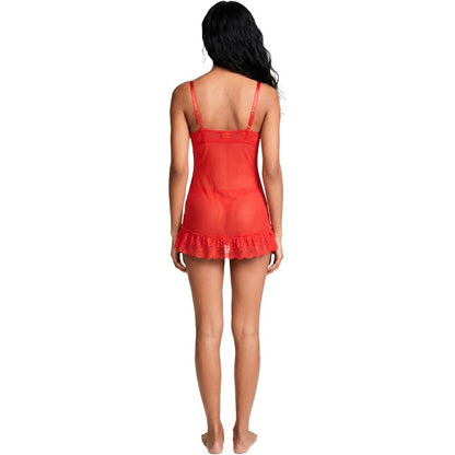 LIVCO CORSETTI FASHION - NUIT SET T-SHIRT + RED PANTY 2028 L/XL