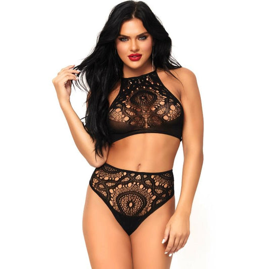 LEG AVENUE - 2 PIECES SET TOP AND PANTIES