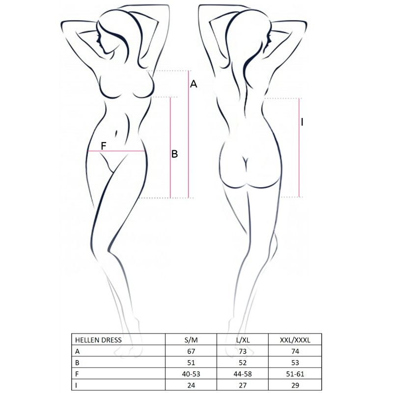 PASSION - WOMAN HELLEN DRESS AND THONG