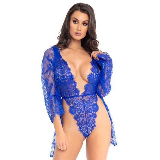 LEG AVENUE - TEDDY AND ROBE
