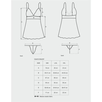 OBSESSIVE - IMPERIA BABYDOLL AND THONG