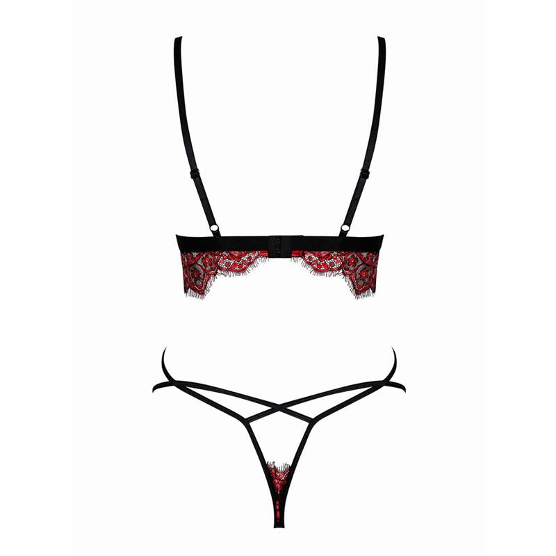 OBSESSIVE - REDESSIA 2 PIECE LACE BRA SET